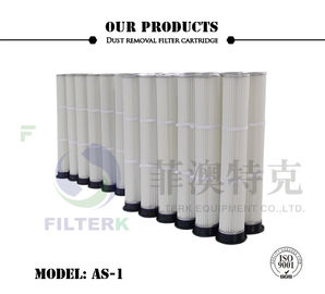 Bolsos de filtro plisados moldeados PU de PTFE, bolsos de filtro del extractor de polvo de 153 * de 2000m m 