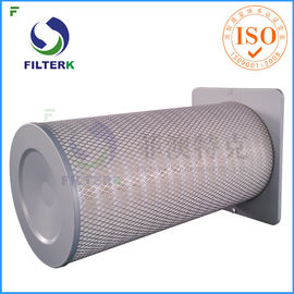Cartucho de filtros cuadrado de la turbina de gas del casquillo de extremo para la entrada de aire F7 de vivienda - eficacia F8