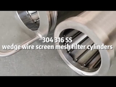 Filterk Anti corrosión S316 autolimpieza FITO cartucho de alambre de cuña para molino de zircón