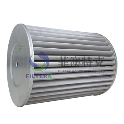 Filter G3.0 SS Mesh Media 10μm Cartucho de filtro de gas natural en las estaciones de distribución