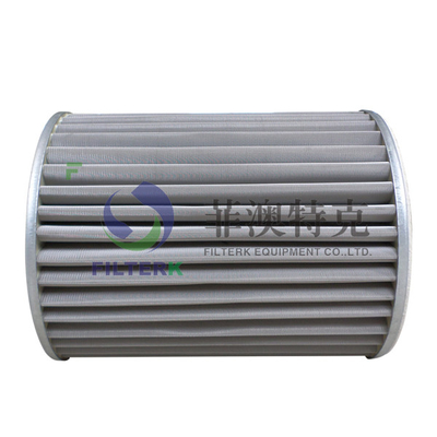 Filter G3.0 SS Mesh Media 10μm Cartucho de filtro de gas natural en las estaciones de distribución