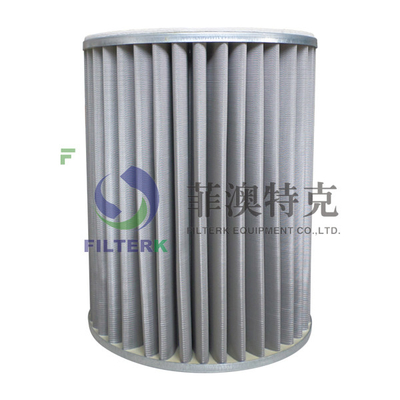 Filter G3.0 SS Mesh Media 10μm Cartucho de filtro de gas natural en las estaciones de distribución