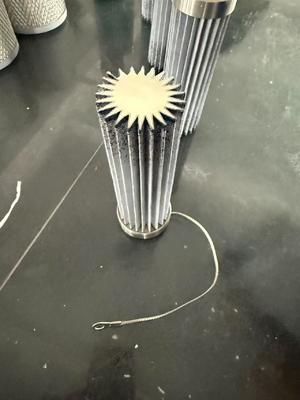 Cartucho de filtro plissado de PTFE Piab 114056 99% Eficiencia 0,3 μm