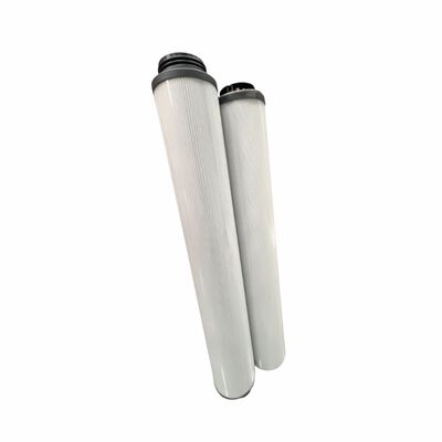Elemento de filtro de cartucho de fibra de vidrio para filtración hidráulica de aceite con una altura de 500 mm y una temperatura máxima de 80 °C