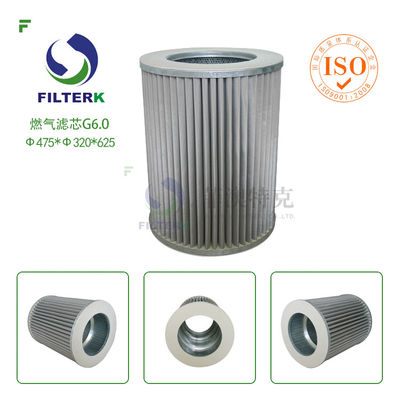 G6.0 Filtro de gases industriales de círculo Estos elementos de filtro pueden utilizarse en filtros fabricados por empresas como Pietro Fiorentini, Tartarini (Italia) e I