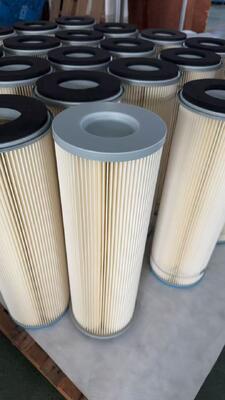 Pleated Filter Media Dust Collector Filter Cartridge with Customizable Filtration Media and Pulse-Jet Cleaning for AMADA Laser Cutting Machines
