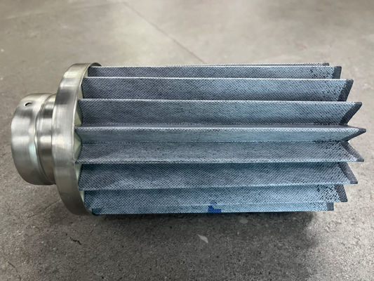 Elemento de reemplazo de plata con malla de acero inoxidable de alta resistencia optimizada para aplicaciones de filtración industrial