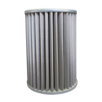 Elemento filtrante del gas G2.5 exactitud de 50 micrones con el casquillo de extremo galvanizado