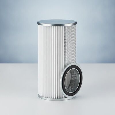 Elemento de filtro colector de polvo Cartucho de filtro con tapa de extremo plano diseñado para una filtración constante del polvo