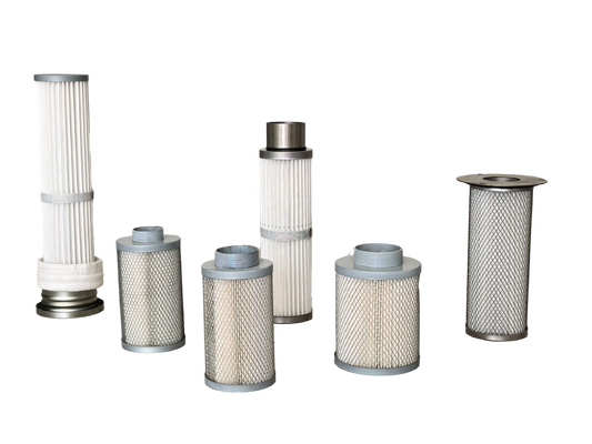 Cartucho de filtro de polvo de alta eficiencia y cartucho de filtro de aire con baja caída de presión y dimensiones personalizables