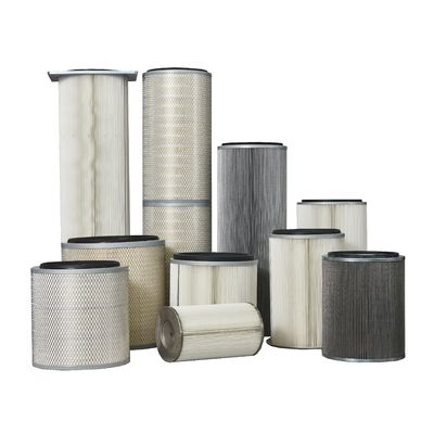 Elemento sintético material del cartucho de filtro del alto voltaje para el colector de polvo